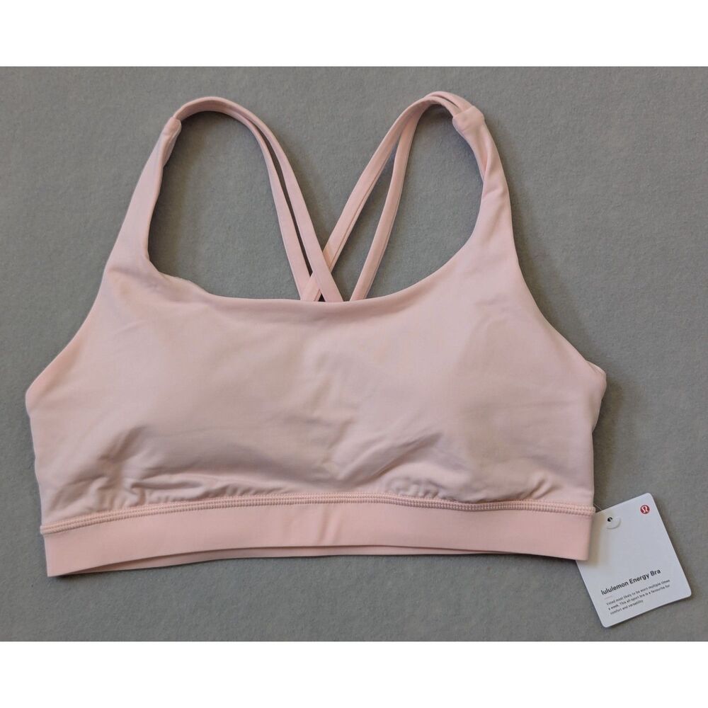 NWT lululemon Energy Bra Blush Quartz Size 8